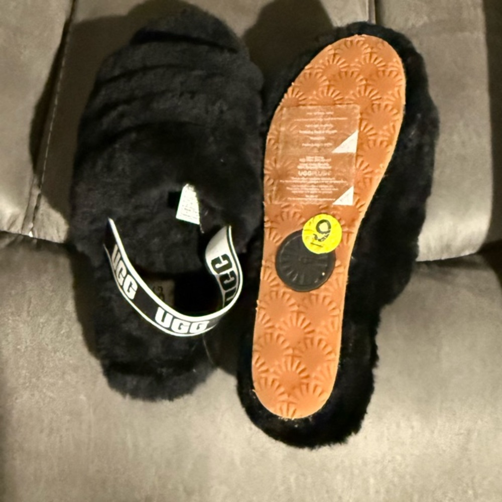 UGG Black Slippers